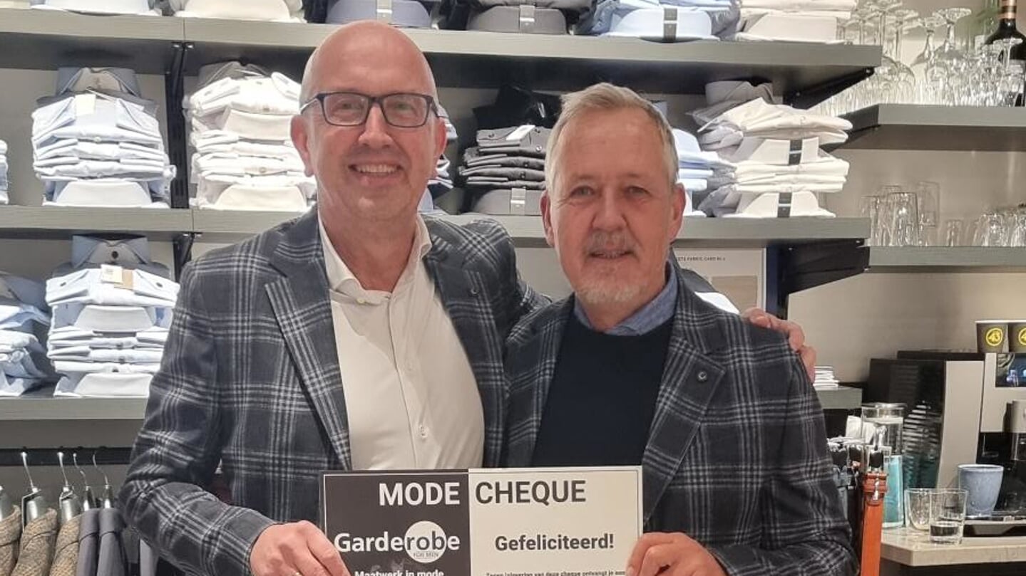 Kees Poot in zijn gewonnen casual outfit van Garderobe for Men